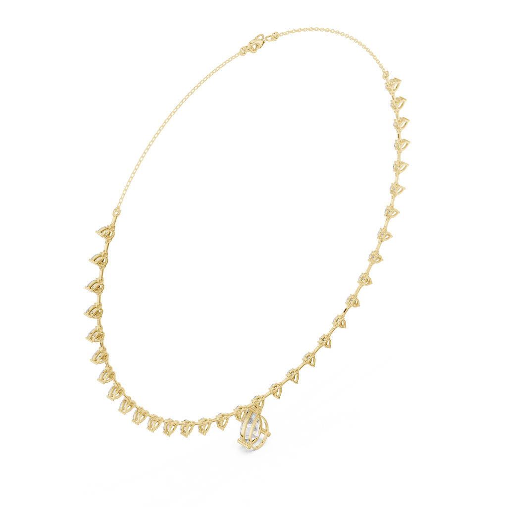 Cascade Pear Necklace