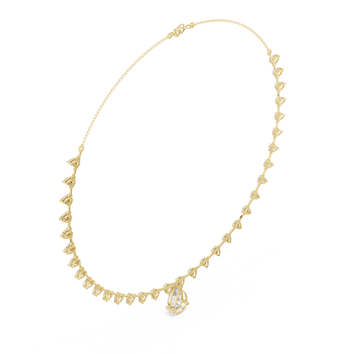 Cascade Pear Necklace