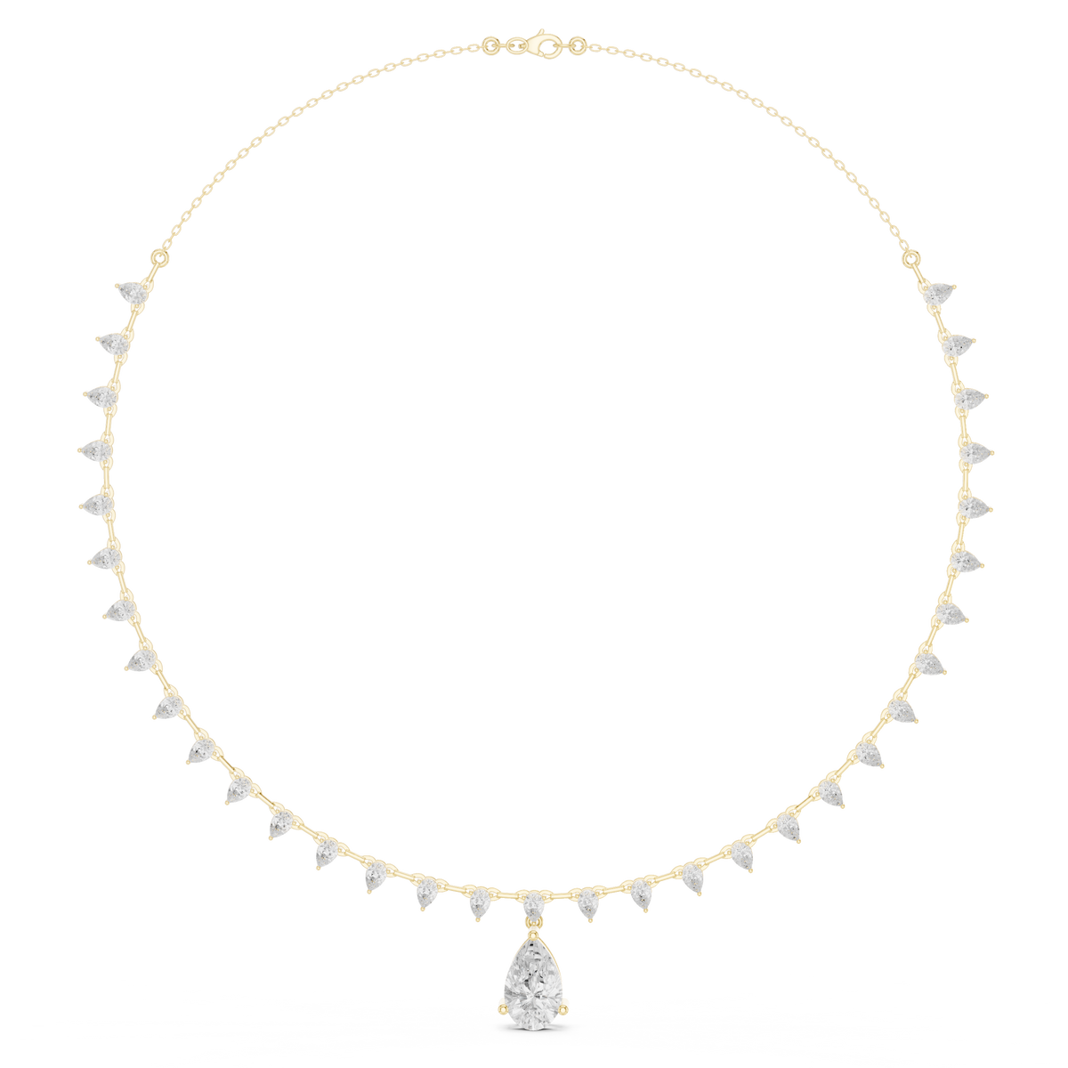 Cascade Pear Necklace
