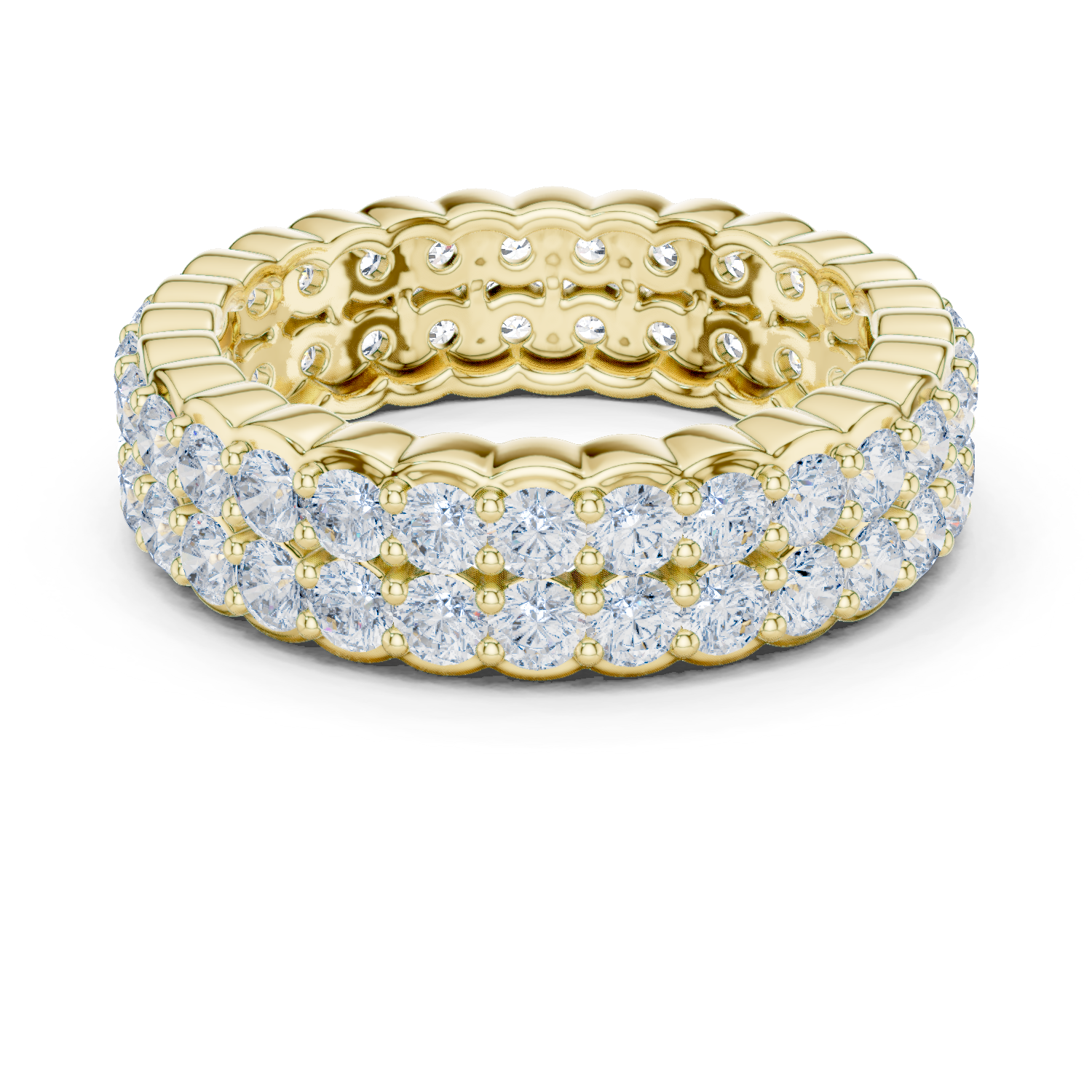 Crescent Eternity Band