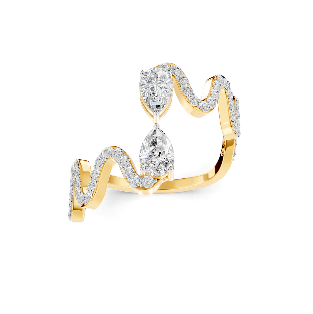 Dewdrop Diamond Ring – WSE29 – view 2