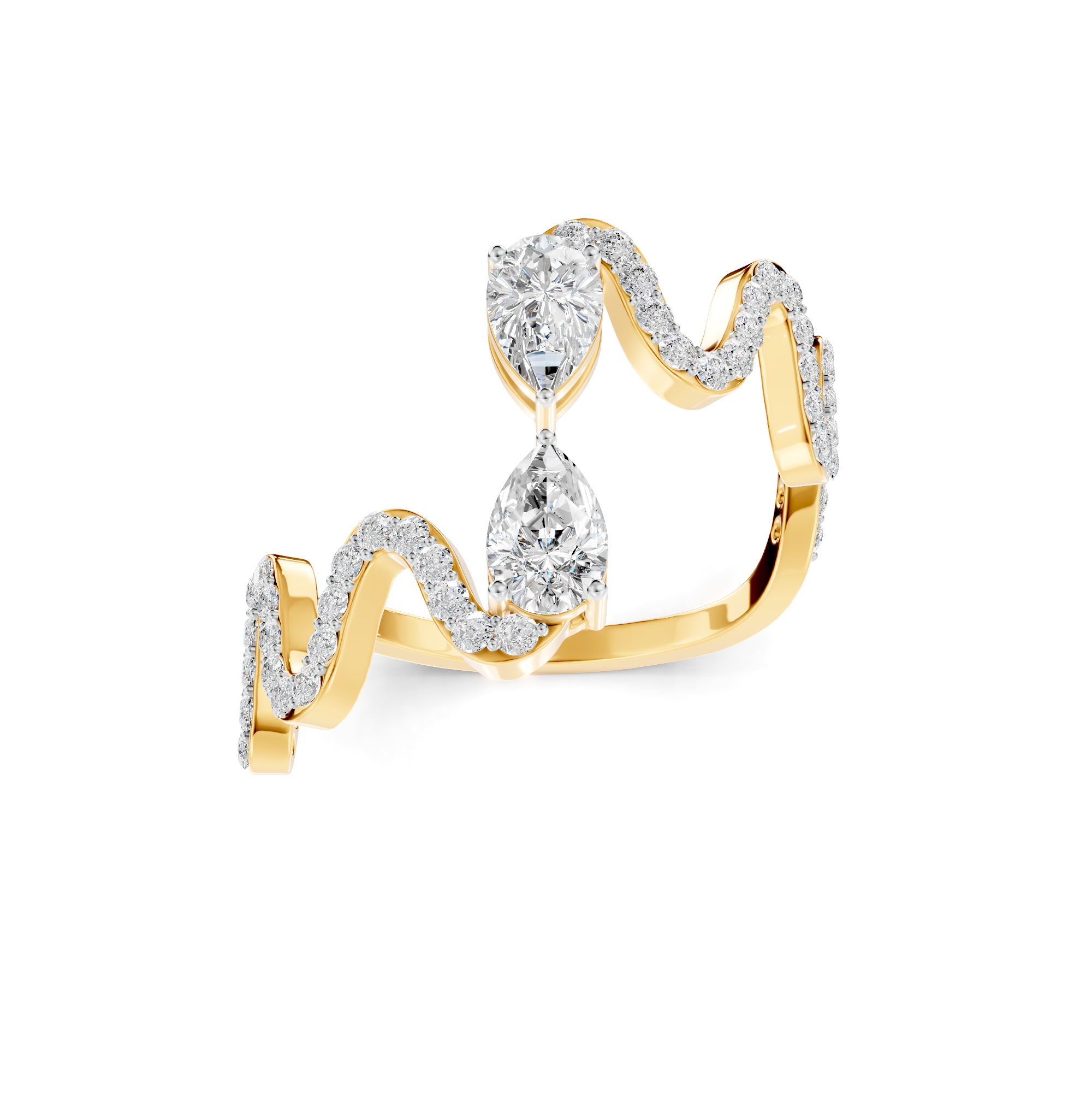 Dewdrop Diamond Ring – WSE29 – view 2