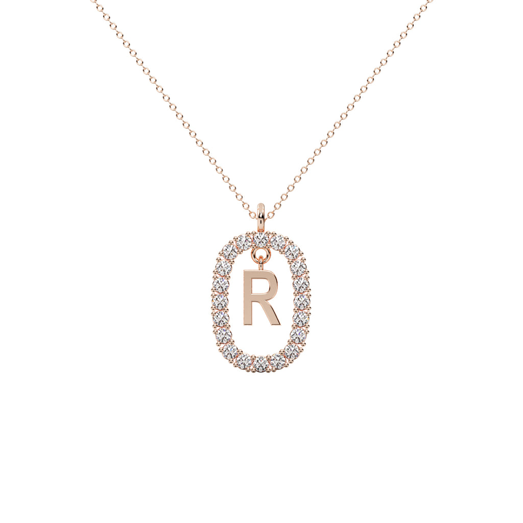 Diamond Floral Pendant WSE173 - View 5