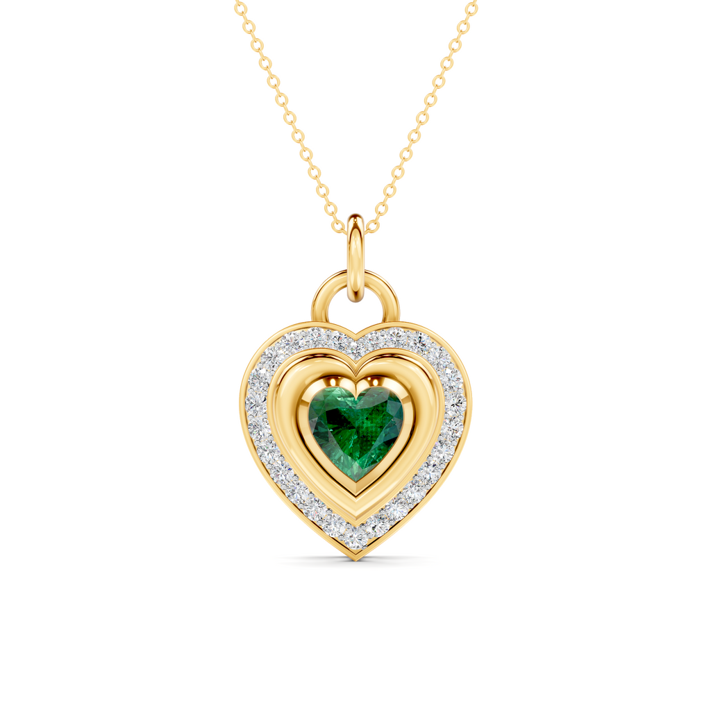 Aura Heart Pendant – WSE10 – view 2