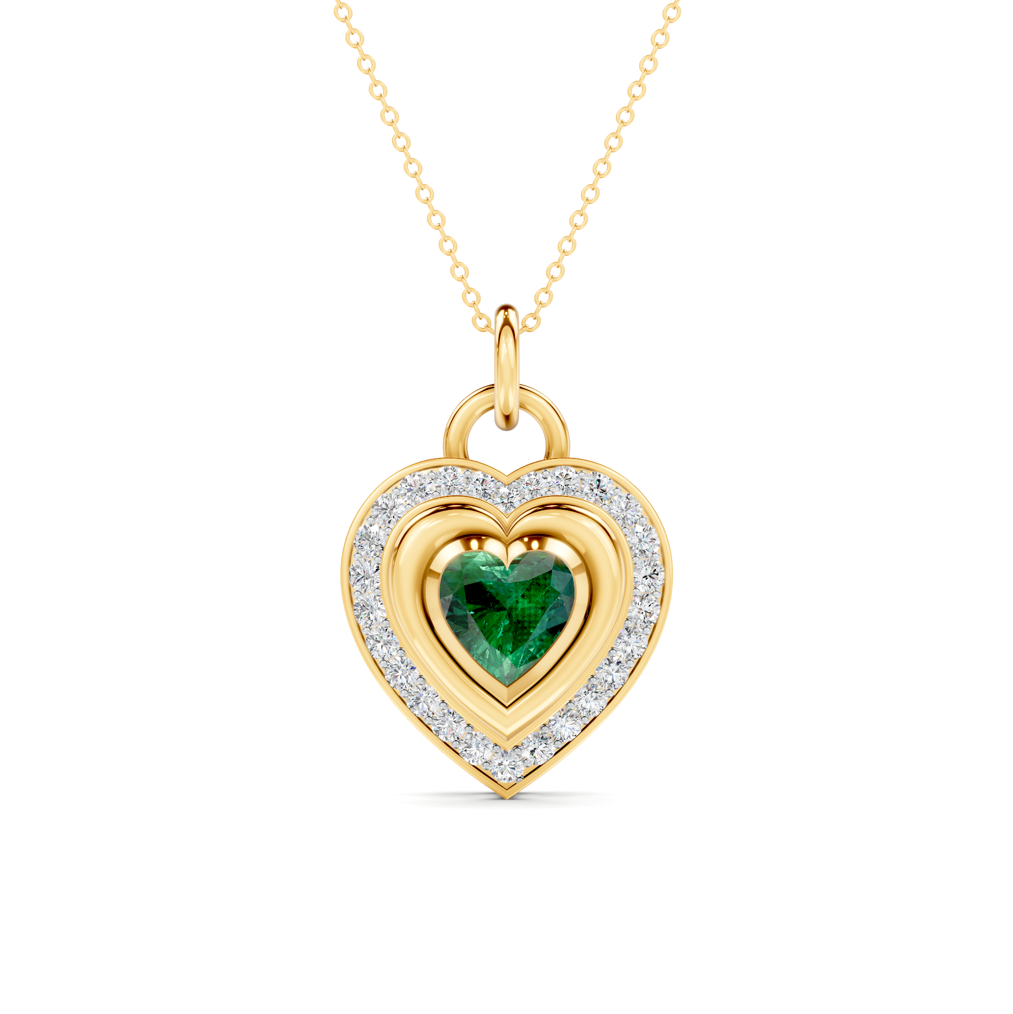 Aura Heart Pendant – WSE10 – view 2