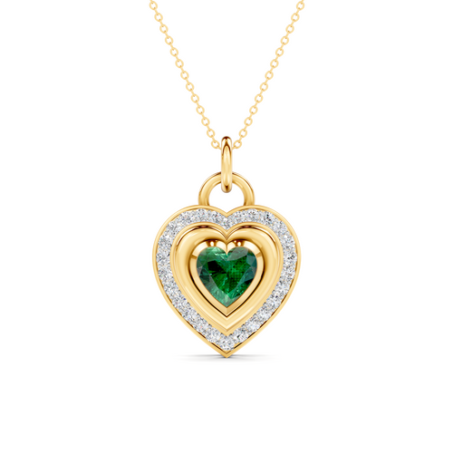 Aura Heart Pendant – WSE10 – view 2
