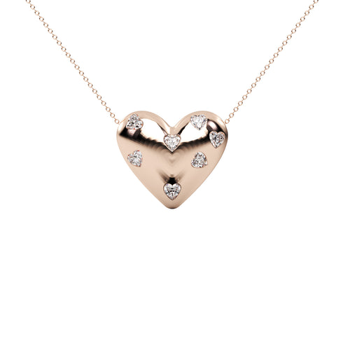 Diamond Butterfly Pendant WSE185 - View 2