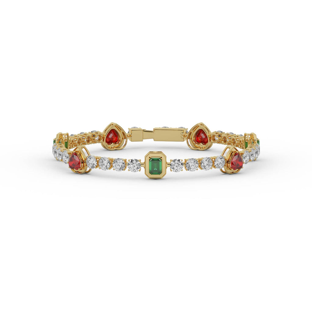 Marquise Heart Bracelet – WSE75 – view 3