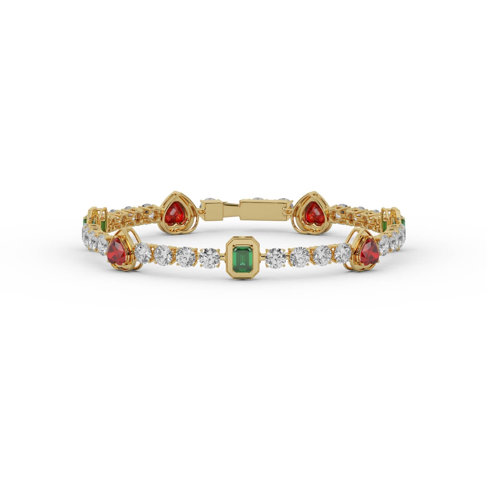 Marquise Heart Bracelet – WSE75 – view 3