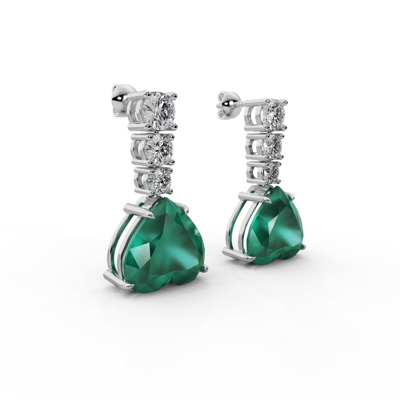 Diamond Charm Earrings WSE149