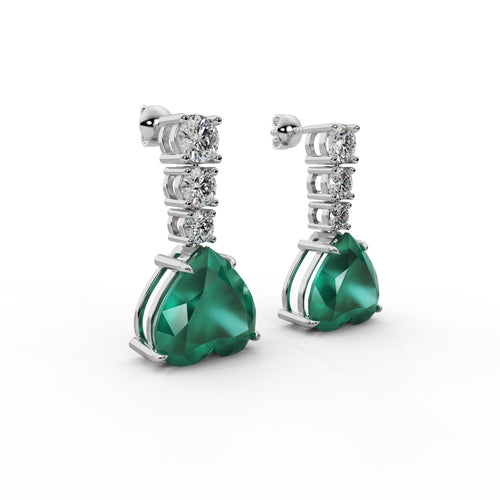 Diamond Charm Earrings WSE149