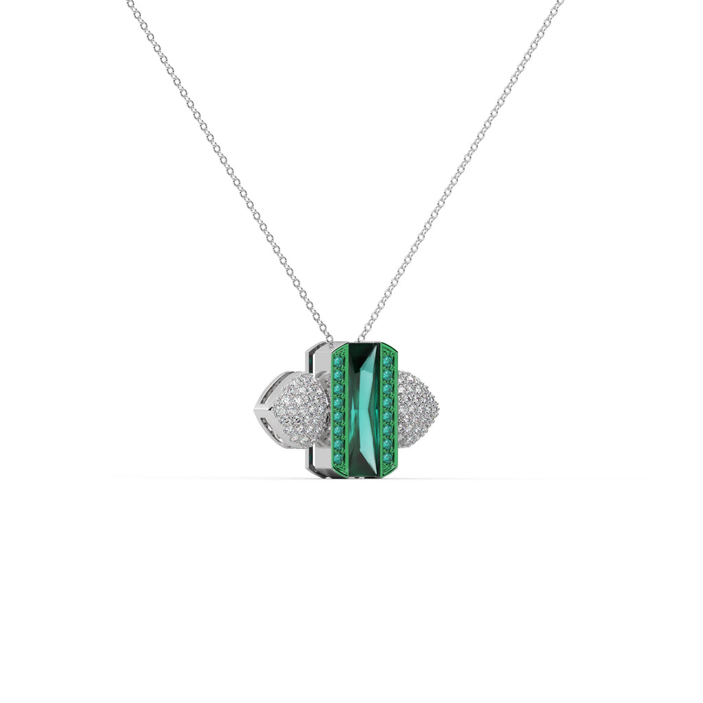 Diamond Heart Pendant WSE159 - View 4