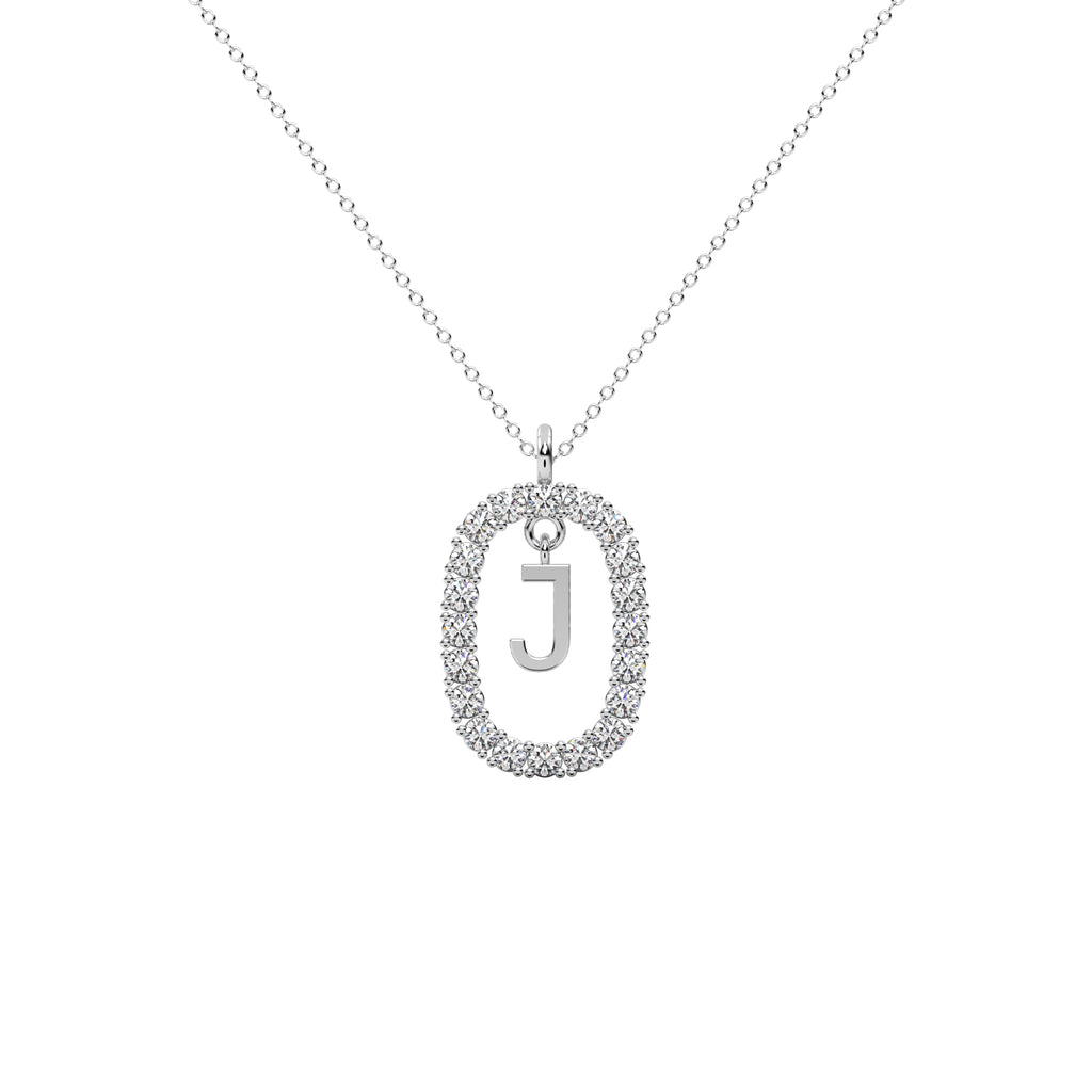 Diamond Teardrop Pendant WSE174 - View 3