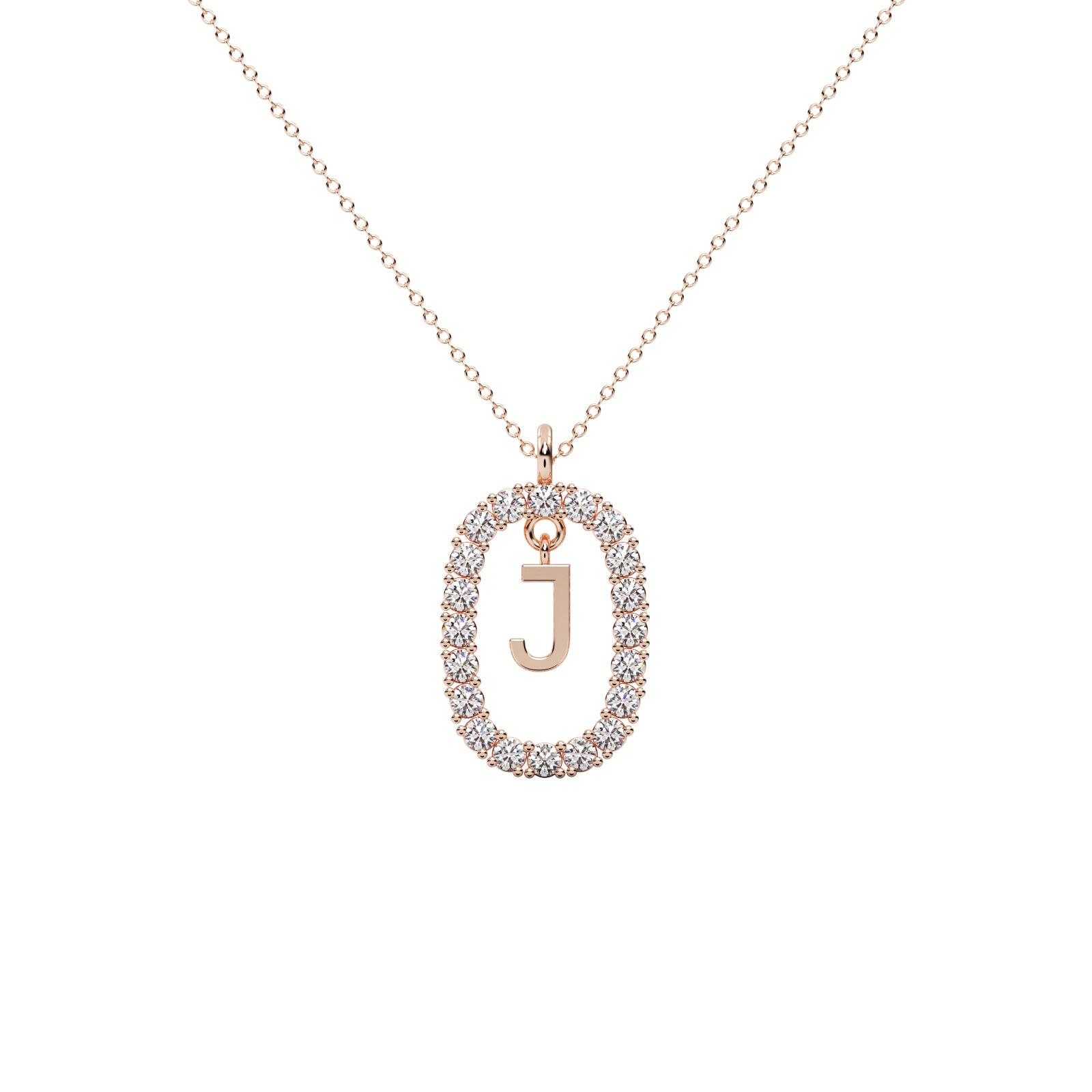 Diamond Teardrop Pendant WSE174 - View 5