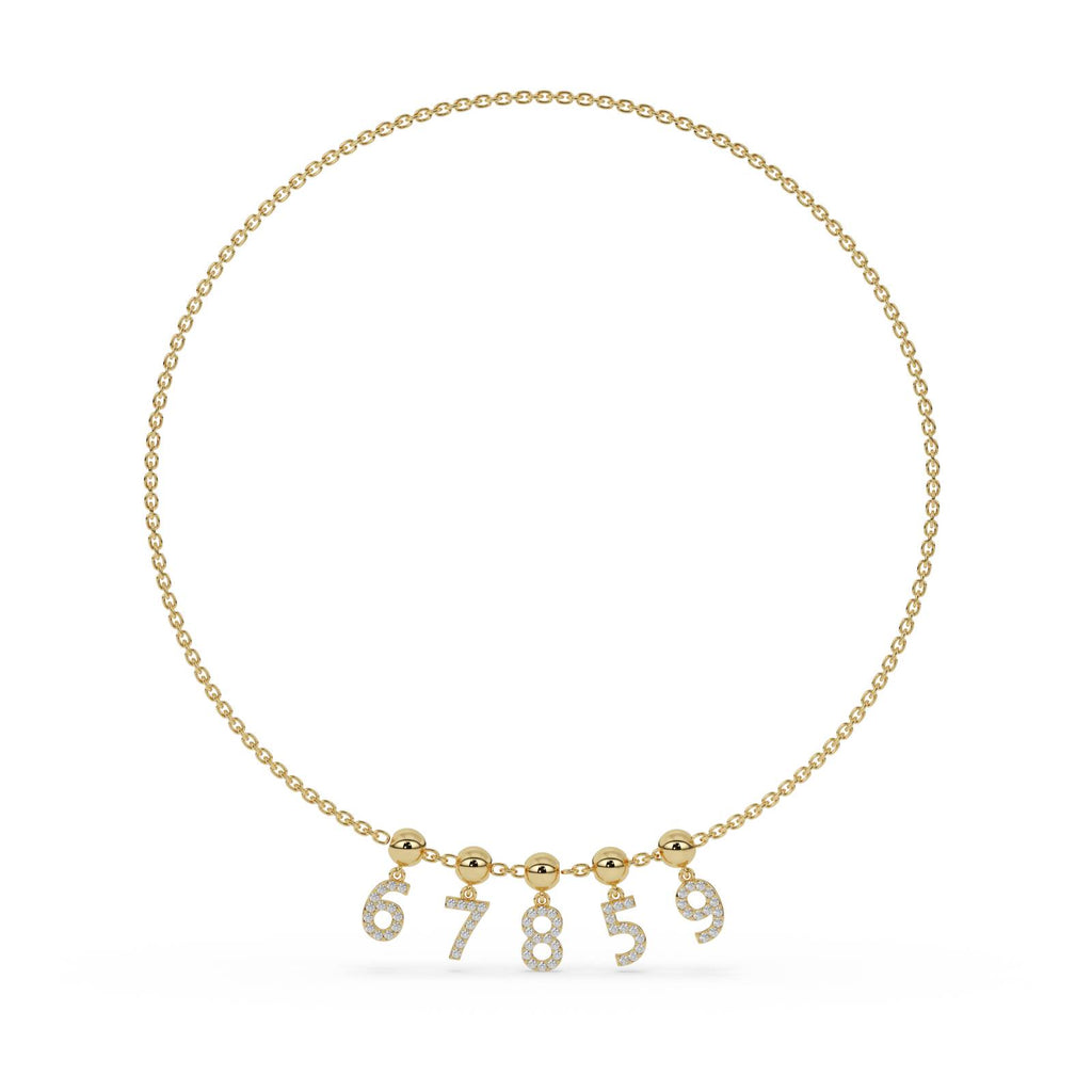 Diamond Necklace WSE238 - View 2