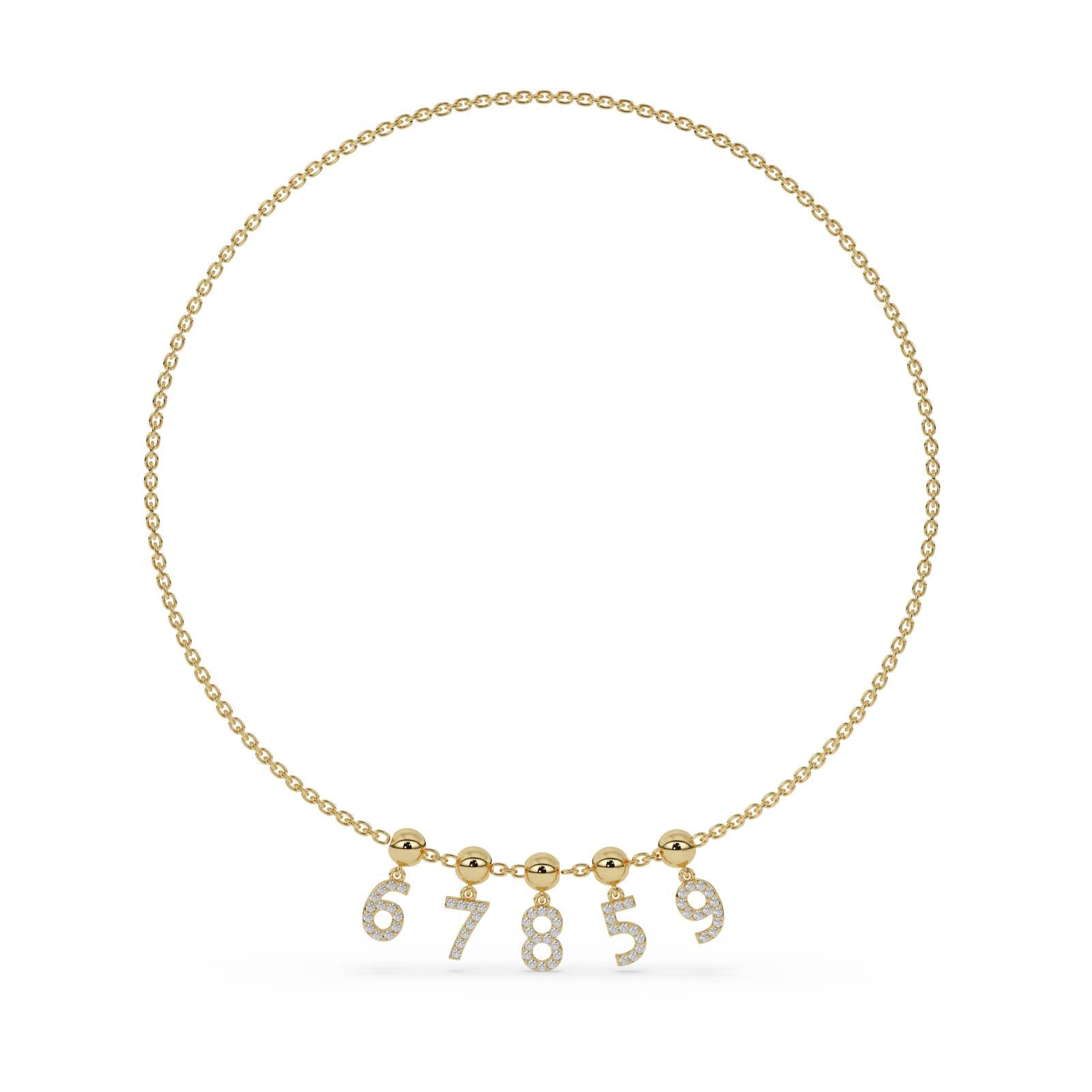 Diamond Necklace WSE238 - View 2