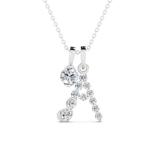 Diamond Initial T Pendant WSE252