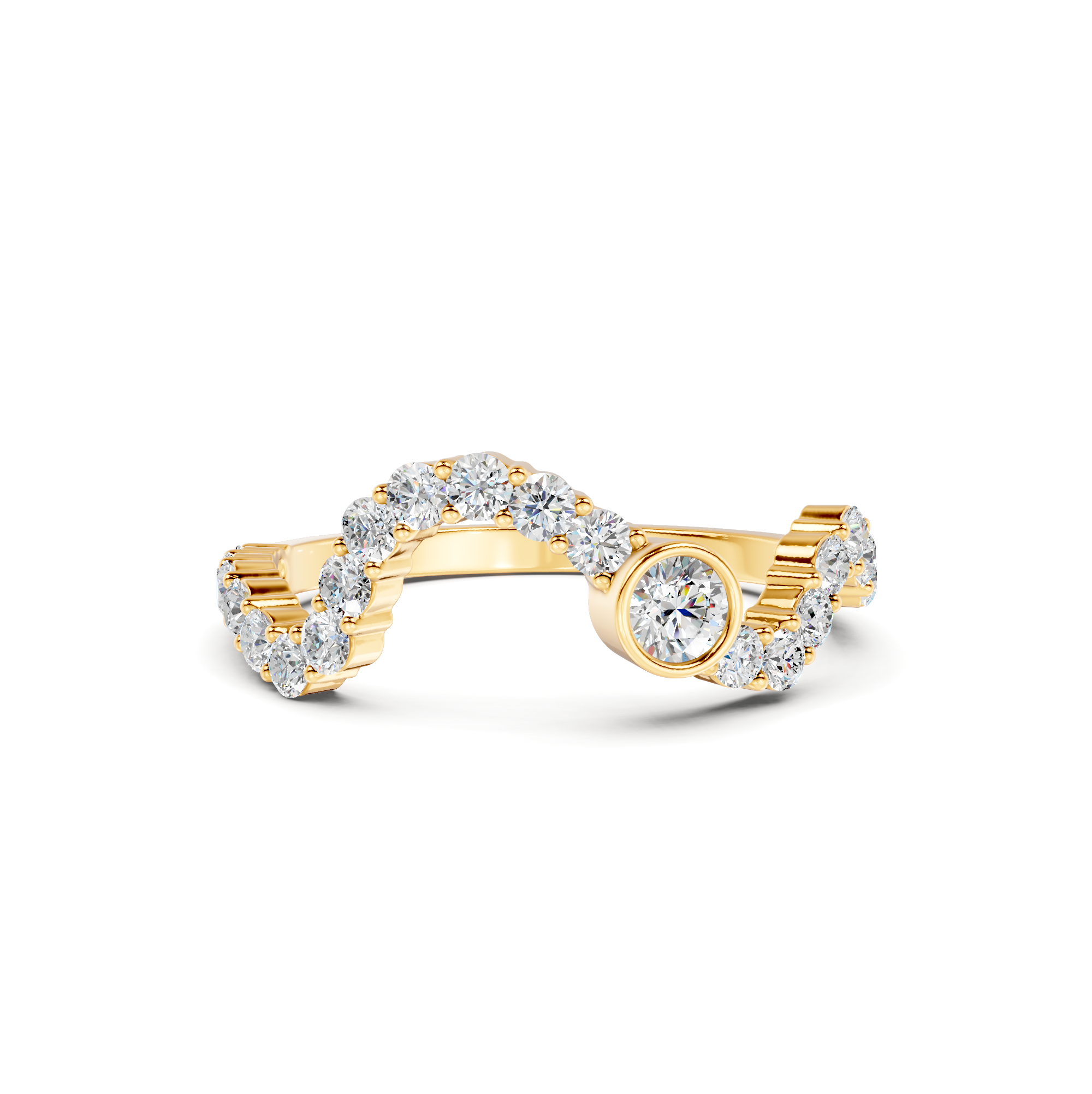 Soleil Diamond Ring – WSE13 – view 3