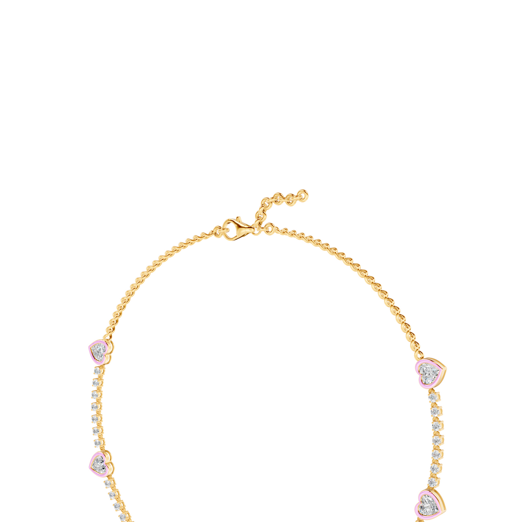 Opulence Heart Necklace – WSE35 – view 4