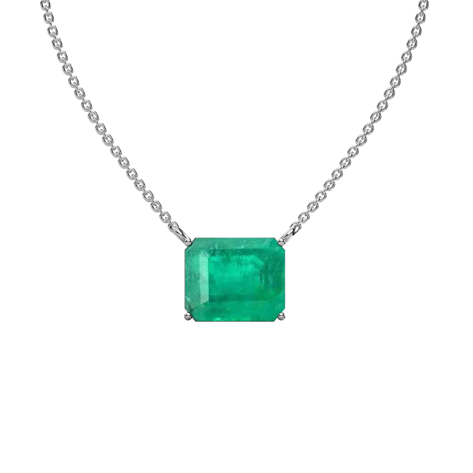 Diamond Solitaire Pendant WSE158 - View 5