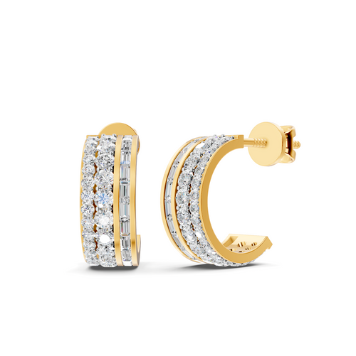 Regent Baguette Earrings – WSE17 – view 2