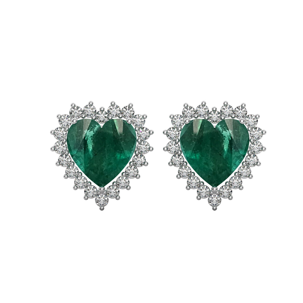 Diamond Geometric Earrings WSE151 - View 3