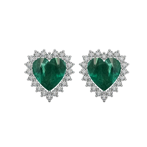 Diamond Geometric Earrings WSE151 - View 3