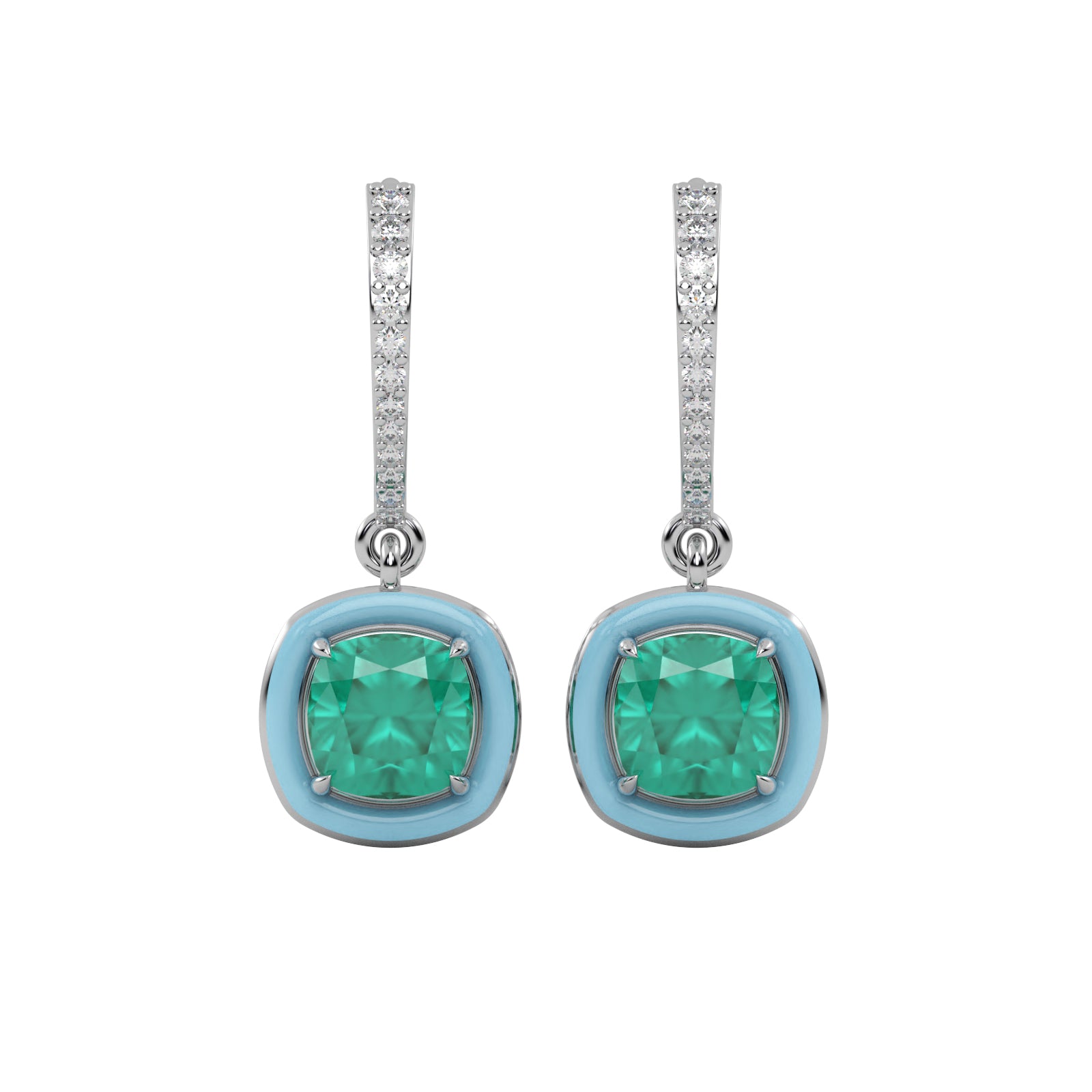 Diamond Twisted Earrings WSE161