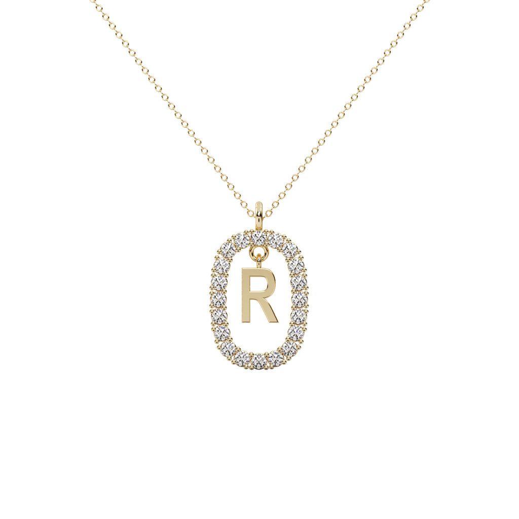 Diamond Hexagon Pendant WSE182 - View 2