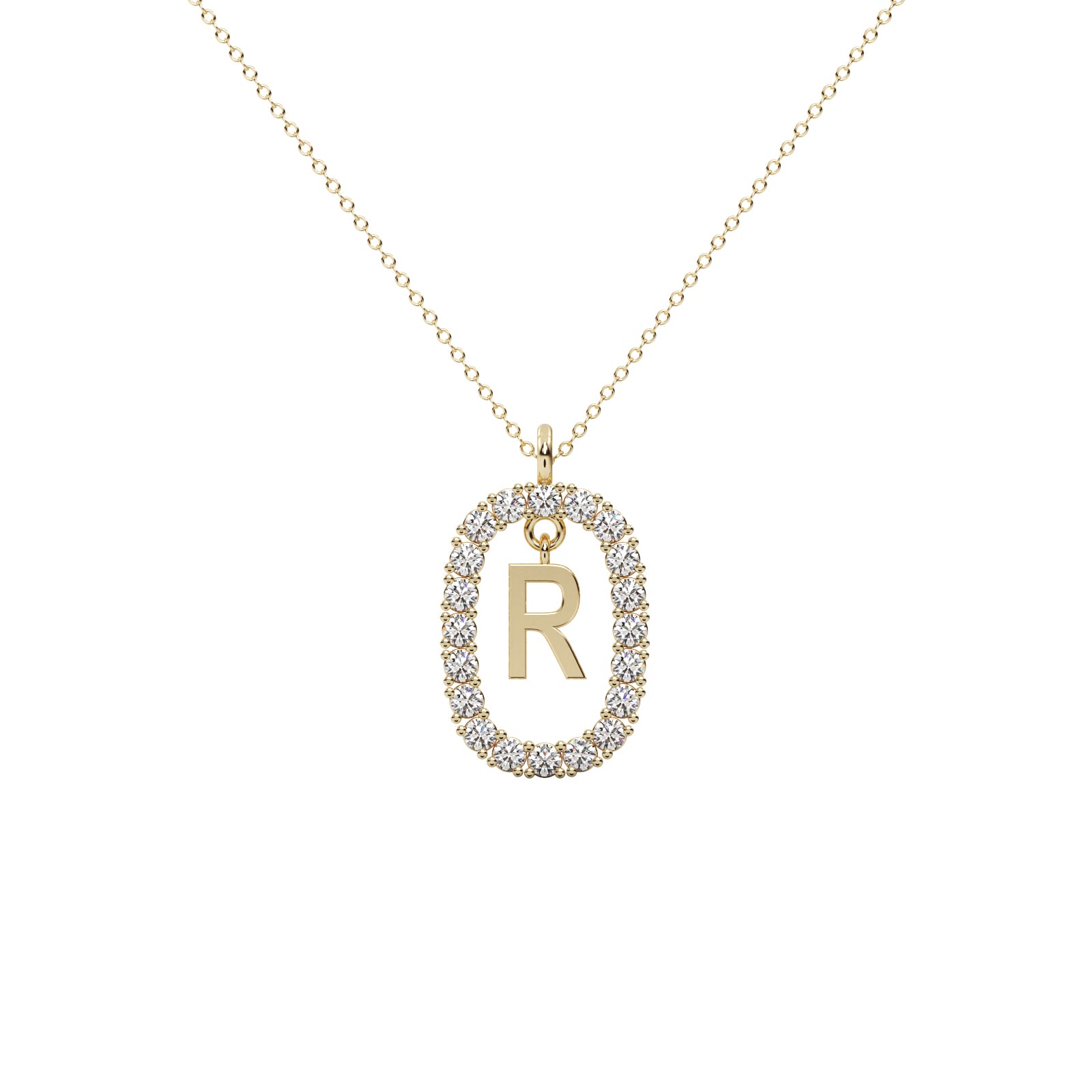 Diamond Hexagon Pendant WSE182 - View 2