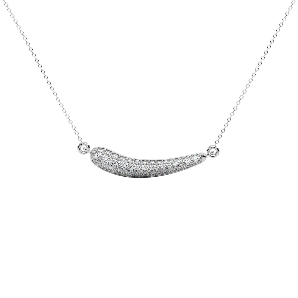 Diamond Moon Pendant WSE186 - View 4