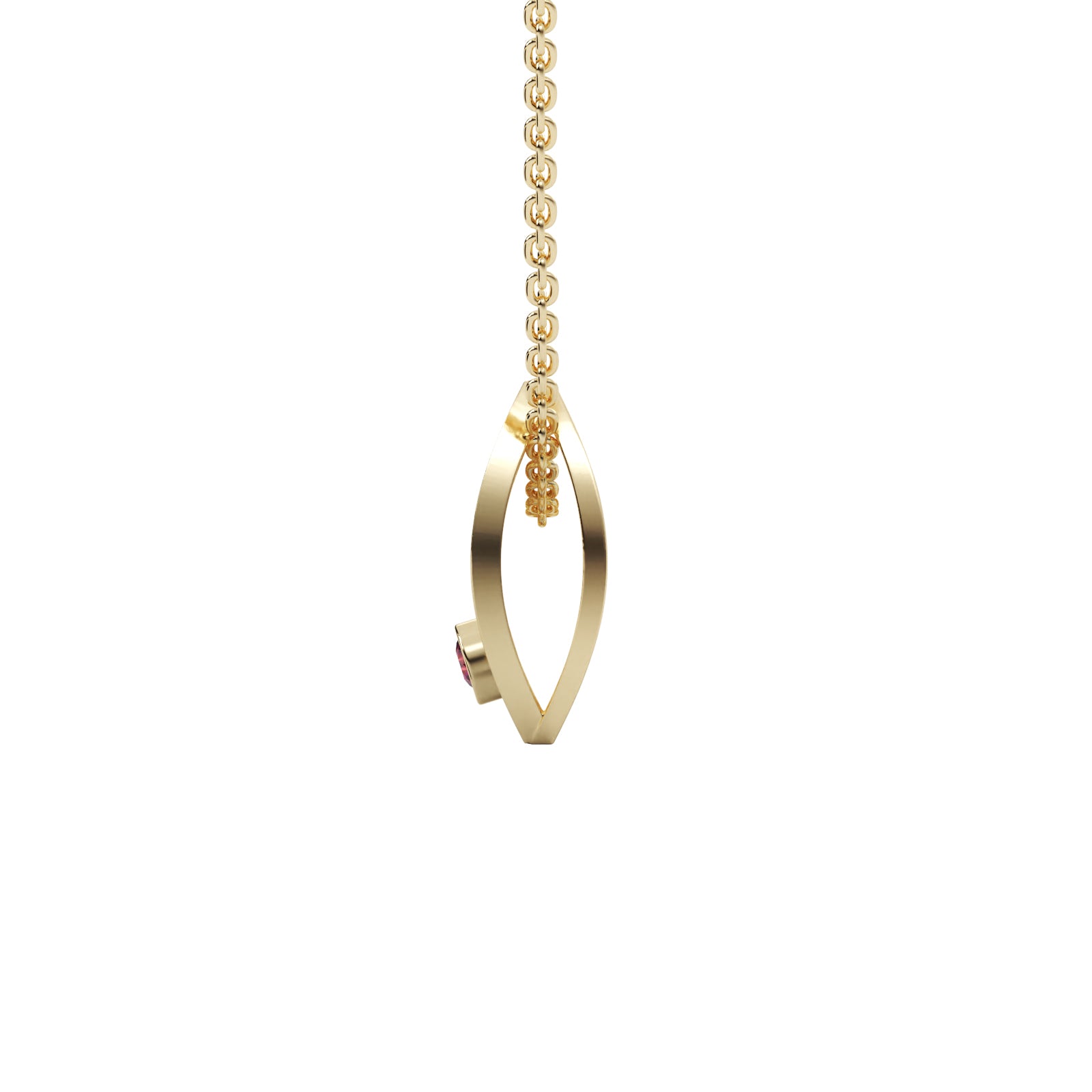 Diamond Square Pendant WSE204 - View 2
