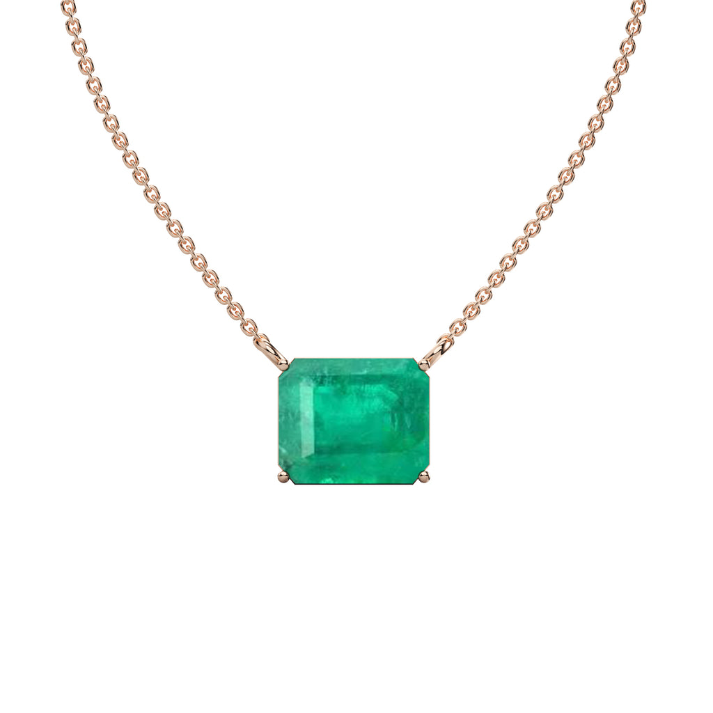 Diamond Solitaire Pendant WSE158 - View 3