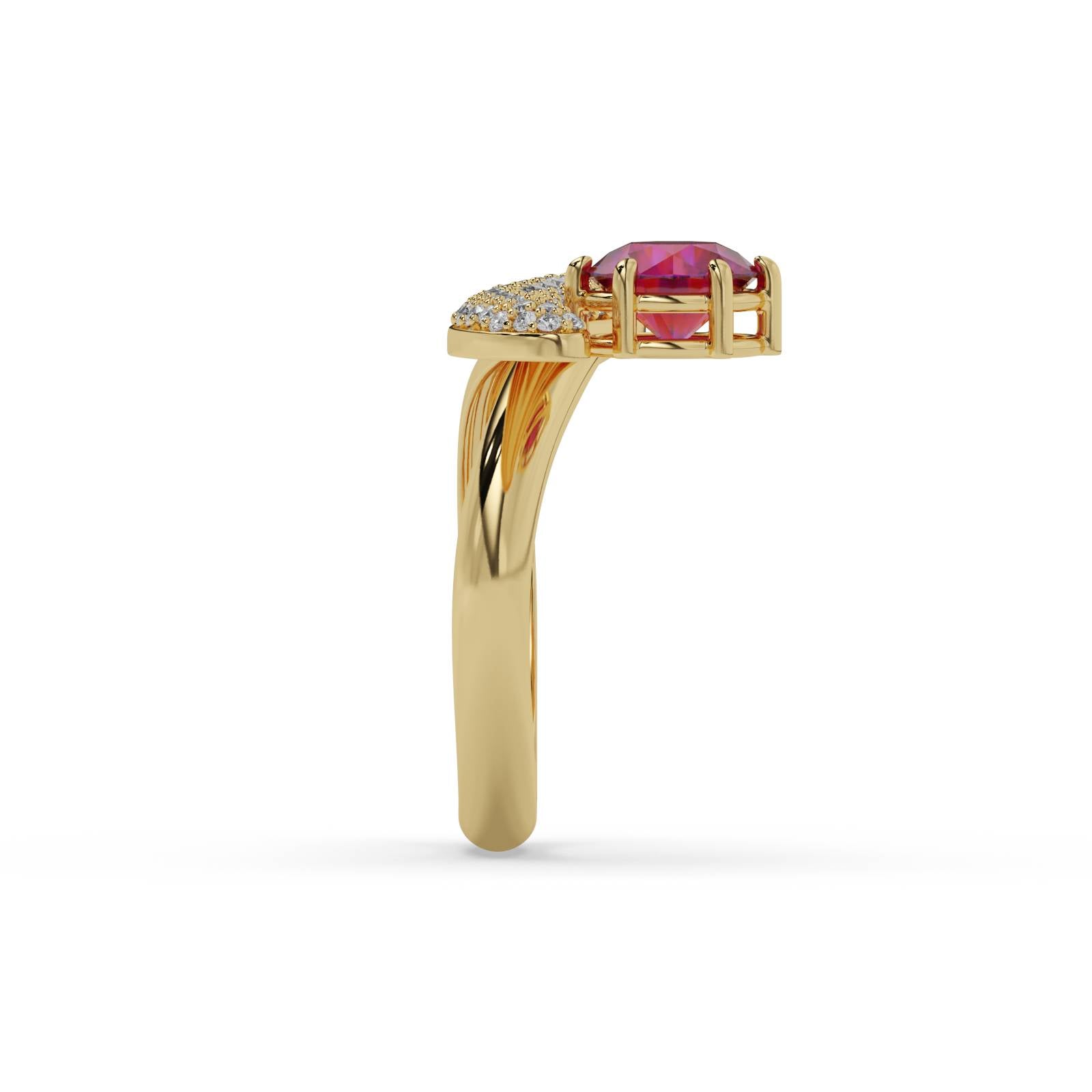 Solitaire Diamond Ring – WSE86 – view 4
