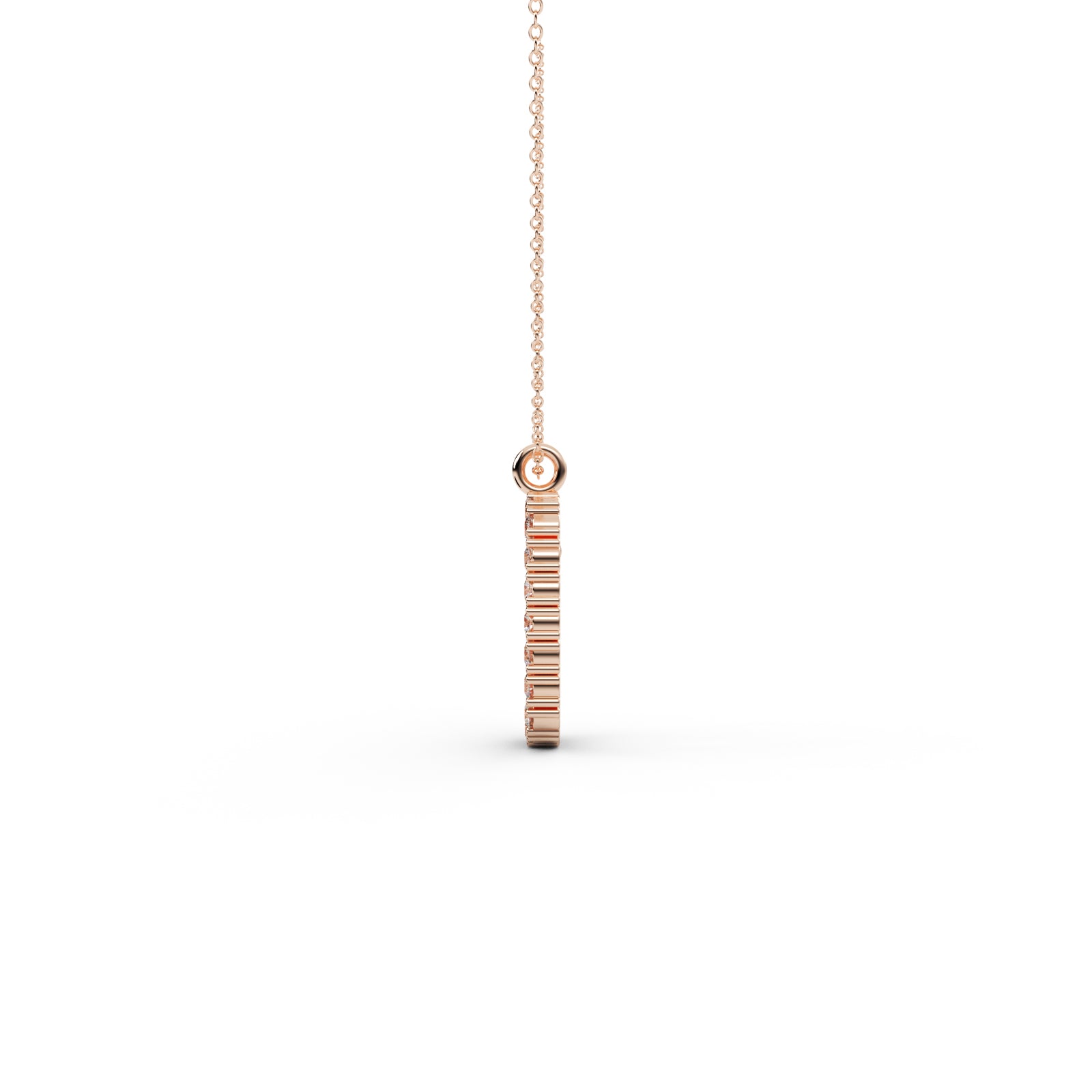 Diamond Teardrop Pendant WSE174 - View 9