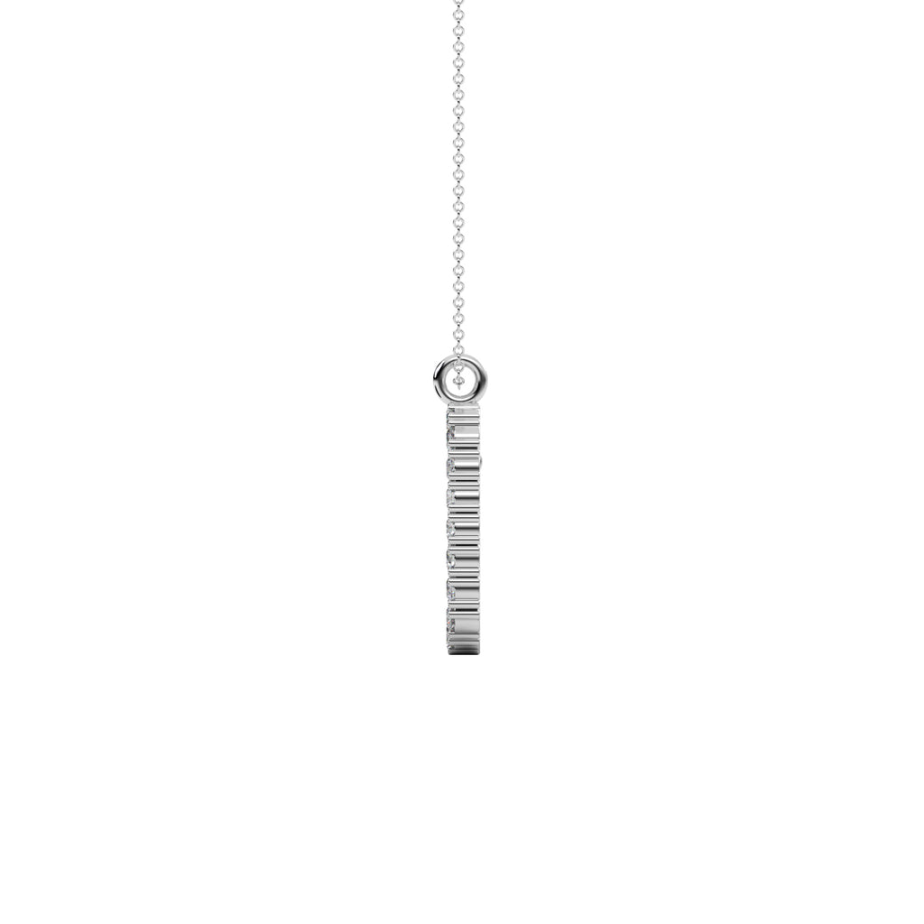 Diamond Pear Pendant WSE181 - View 8