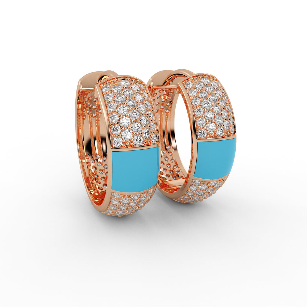 Diamond Waterfall Earrings WSE167 - View 2