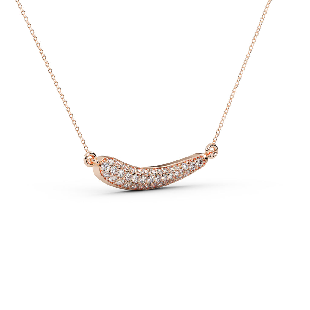Diamond Moon Pendant WSE186 - View 6