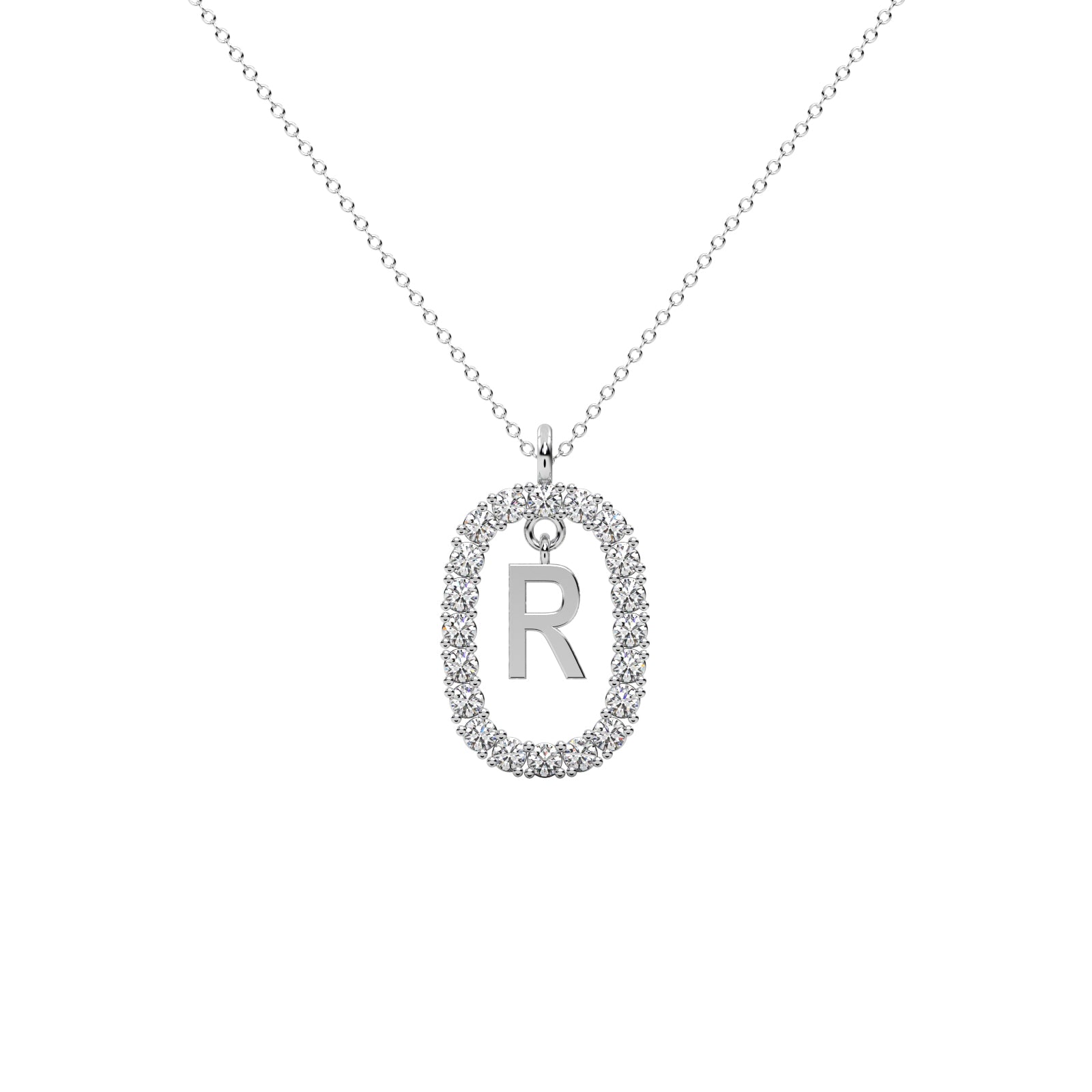 Diamond Floral Pendant WSE173 - View 6
