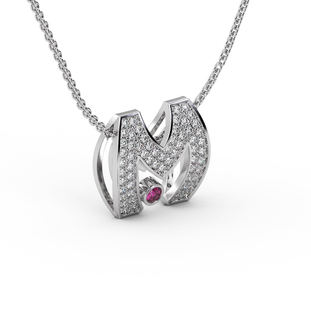 Diamond Square Pendant WSE204 - View 7