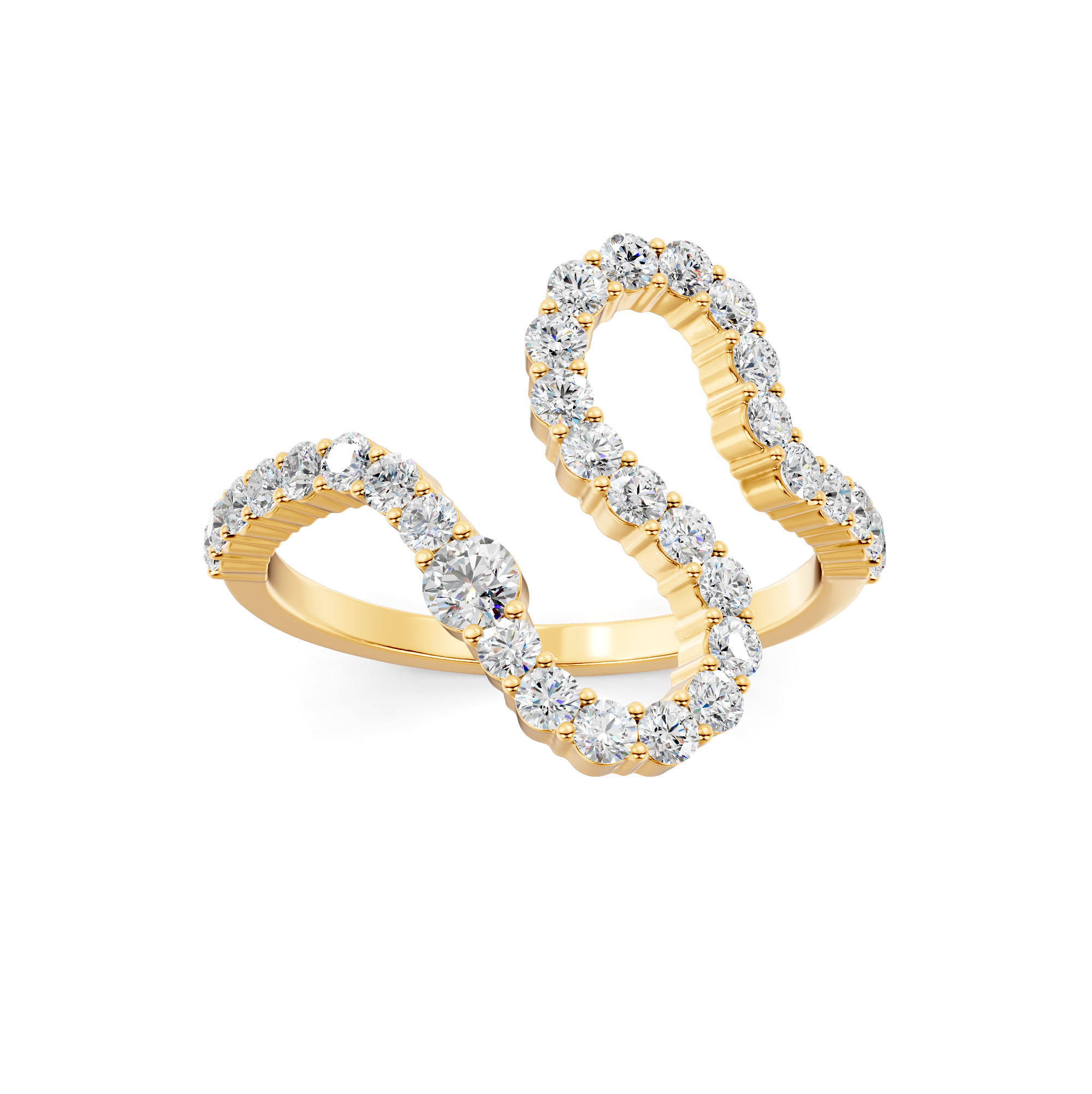 Eclipse Diamond Ring – WSE34 – view 2