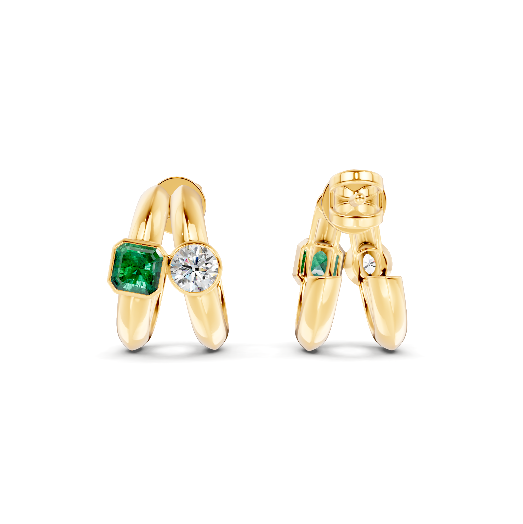 Diamond Stud Earrings WSE245 - View 12