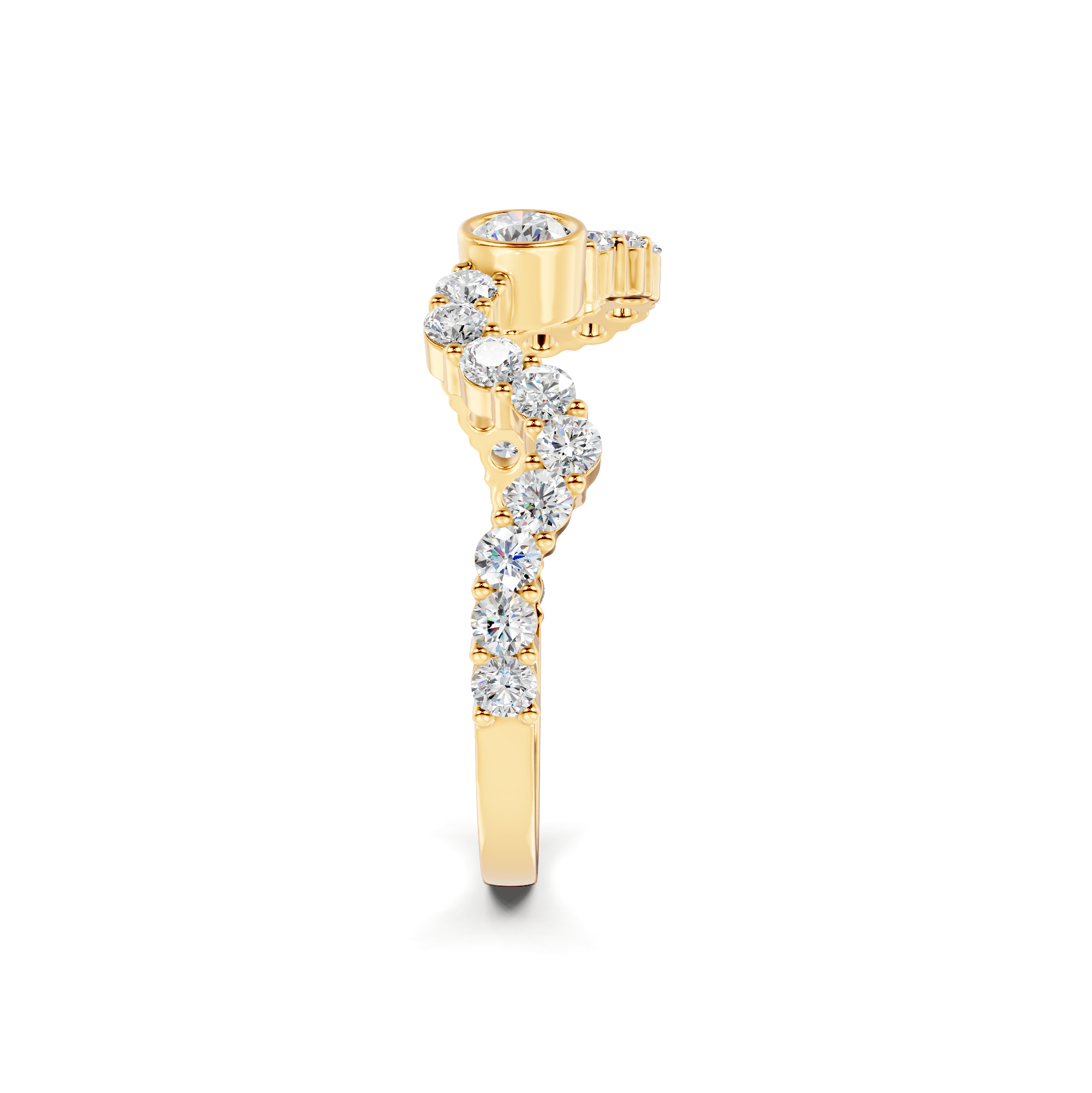 Soleil Diamond Ring – WSE13 – view 4