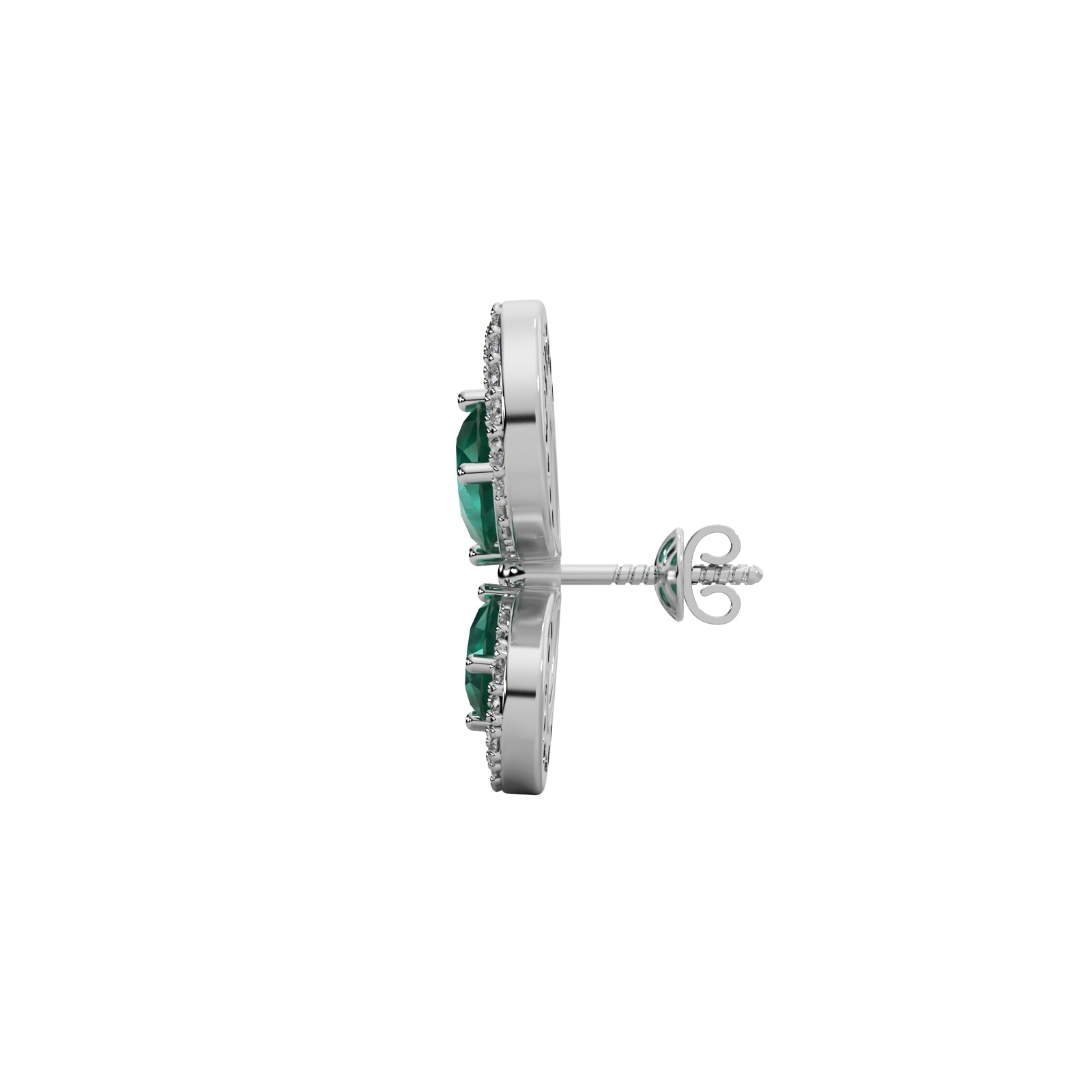 Diamond Hoop Earrings WSE143
