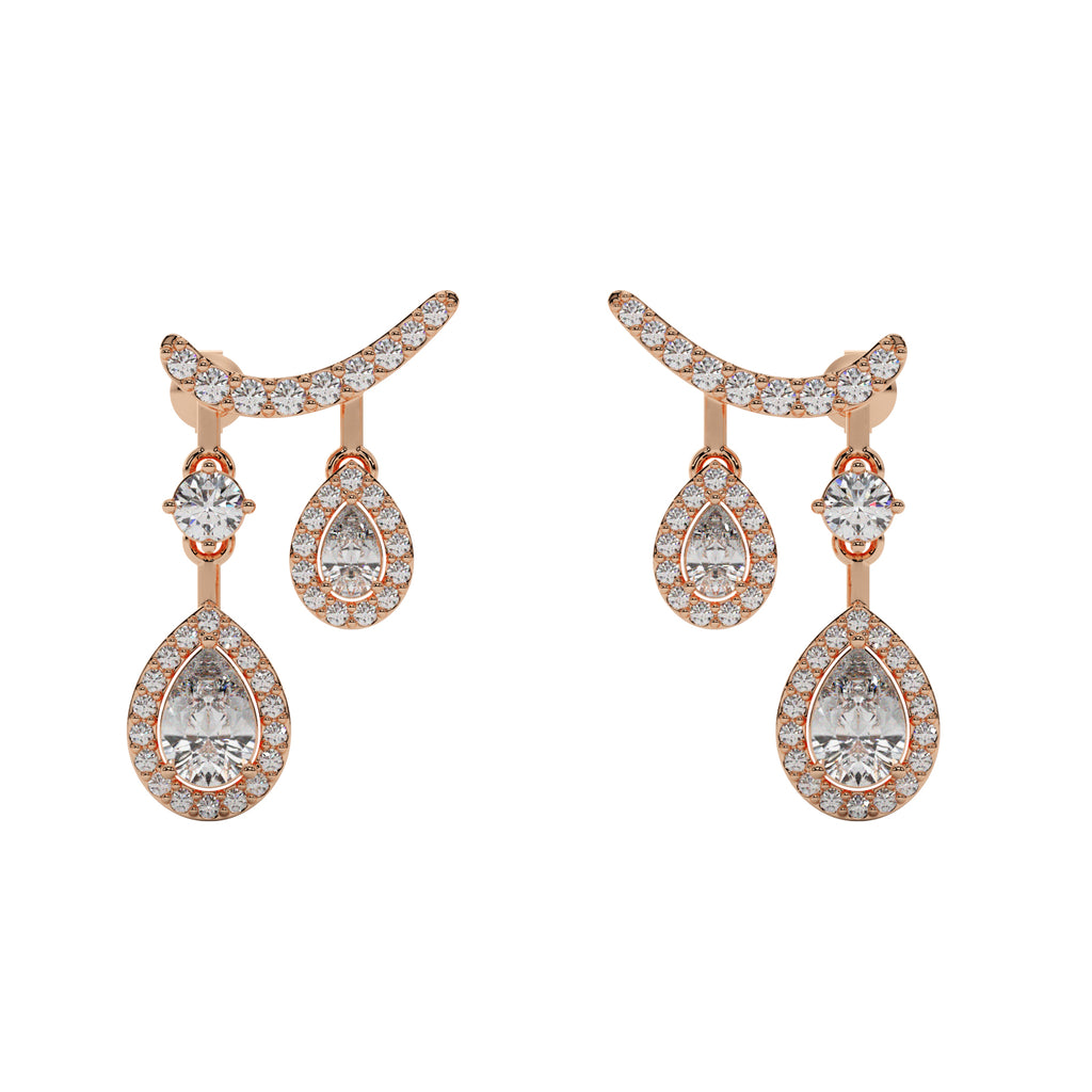 Diamond Star Earrings WSE168