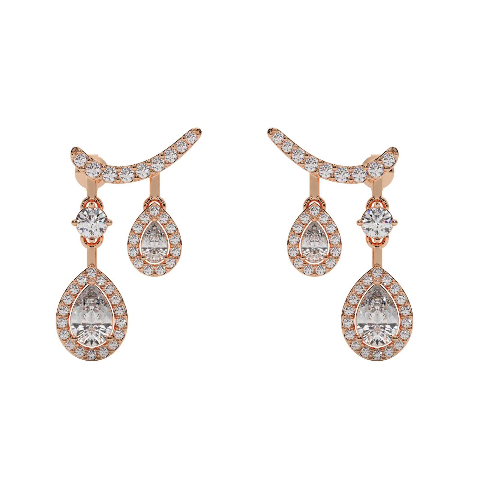 Diamond Star Earrings WSE168