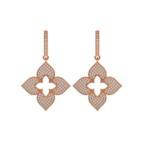 Diamond Bow Earrings WSE169