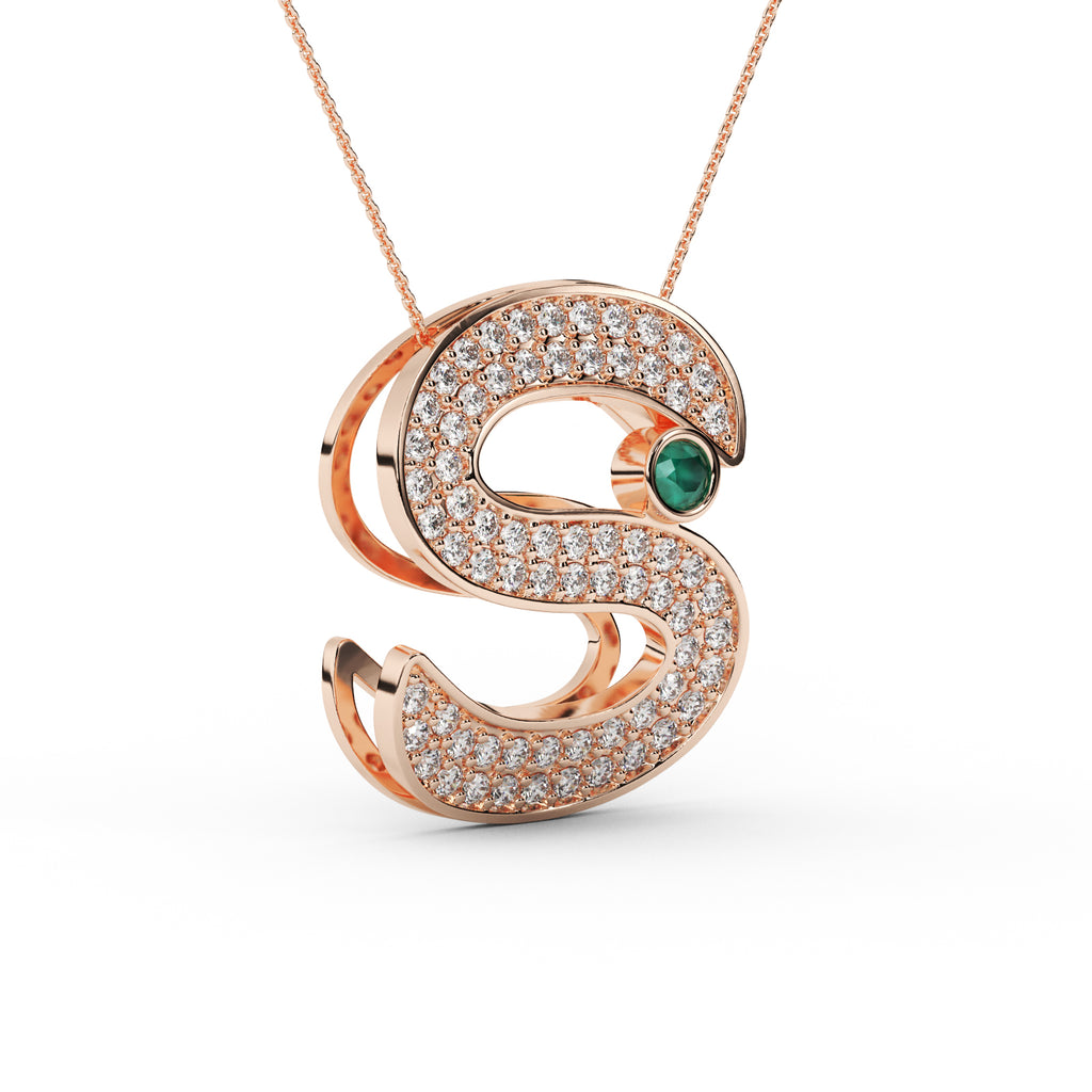 Diamond Halo Pendant WSE200 - View 9