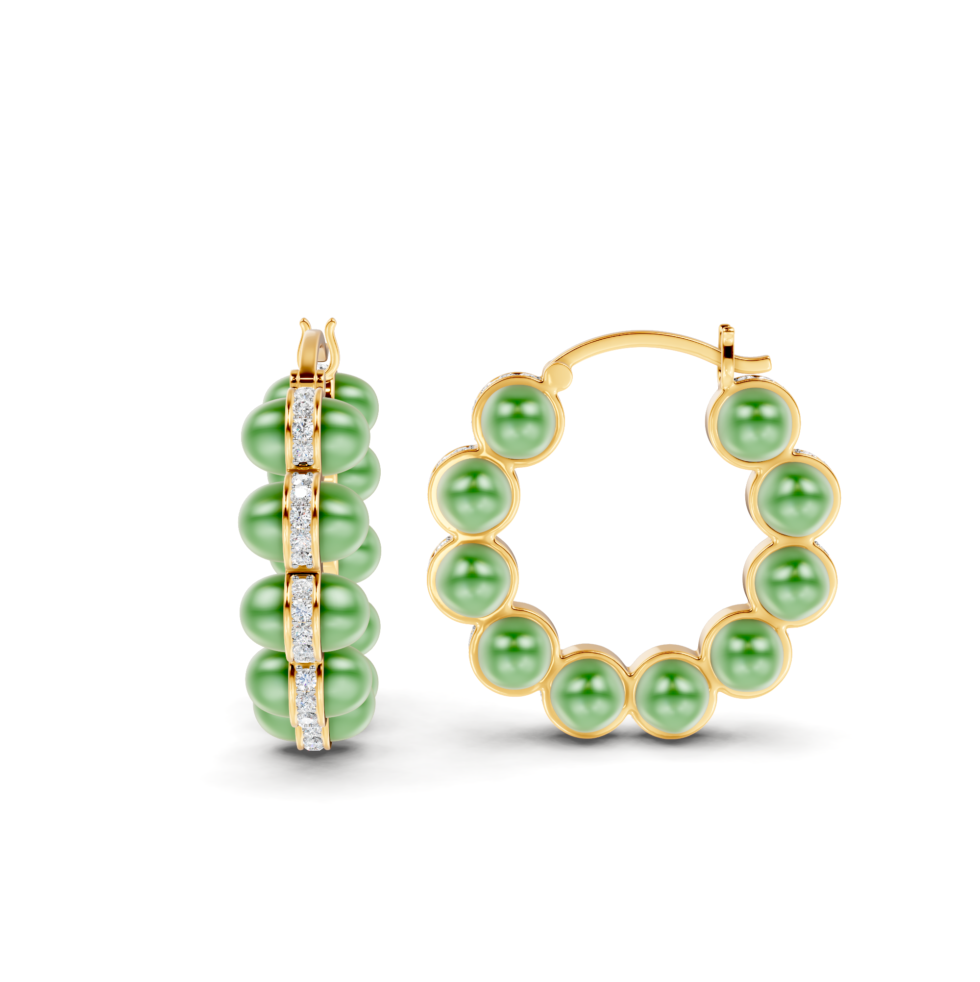 Soleil Diamond Earrings – WSE73 – view 2