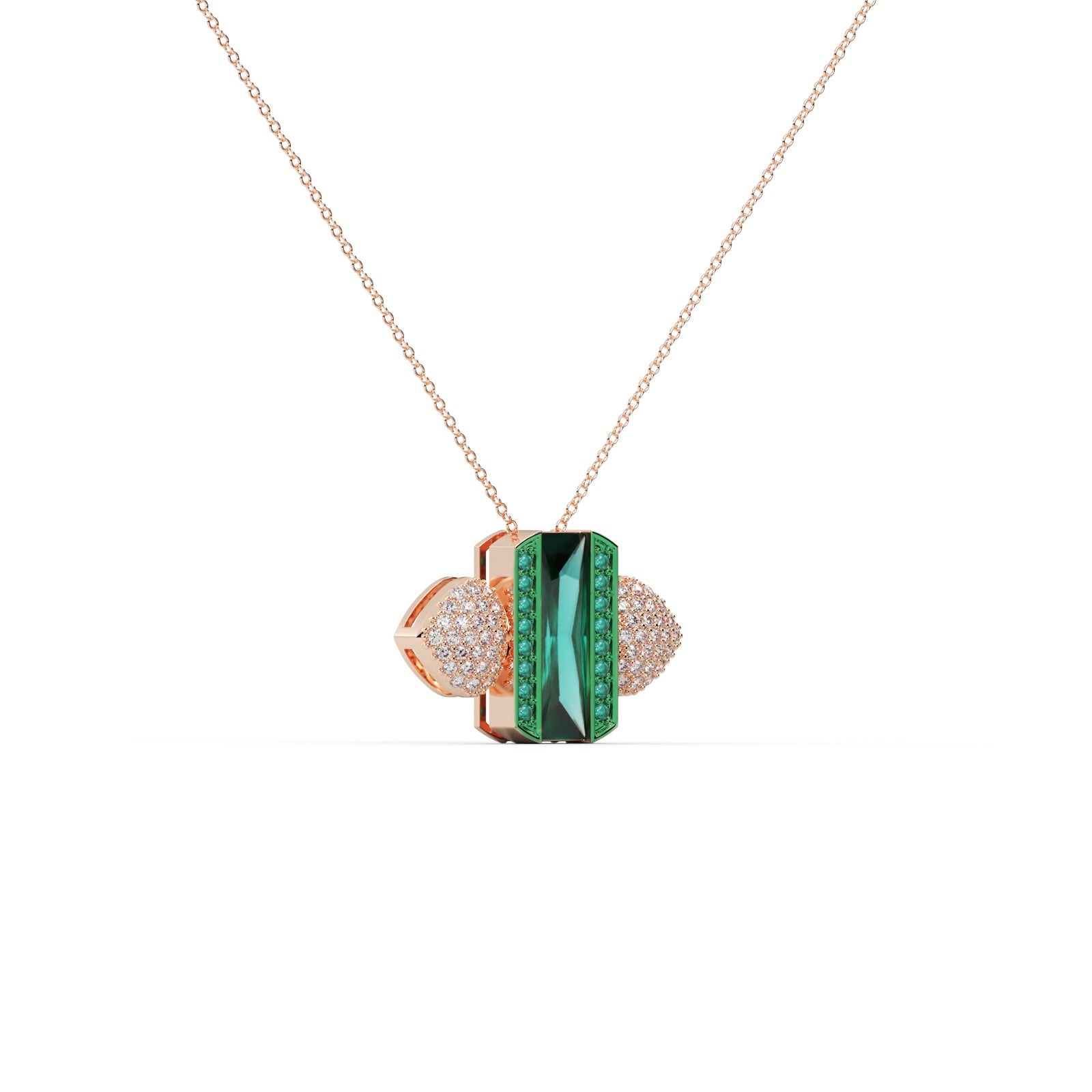 Diamond Heart Pendant WSE159 - View 5